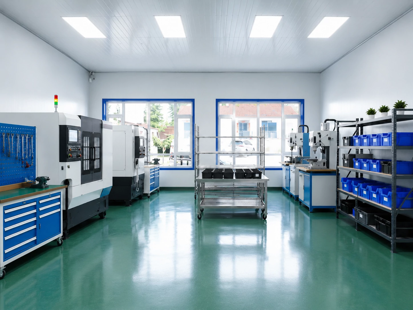 Precision processing area