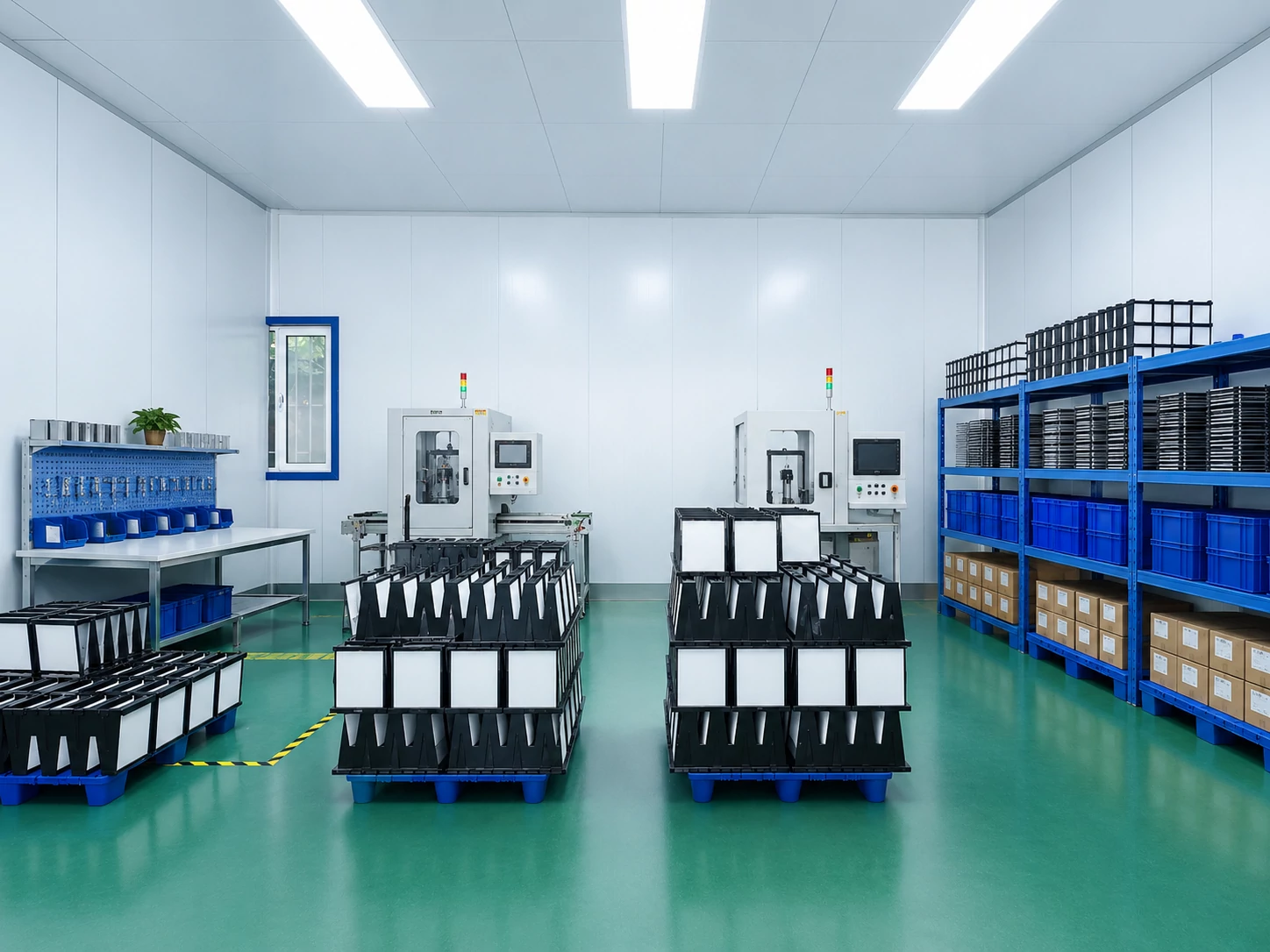 Standard packaging area