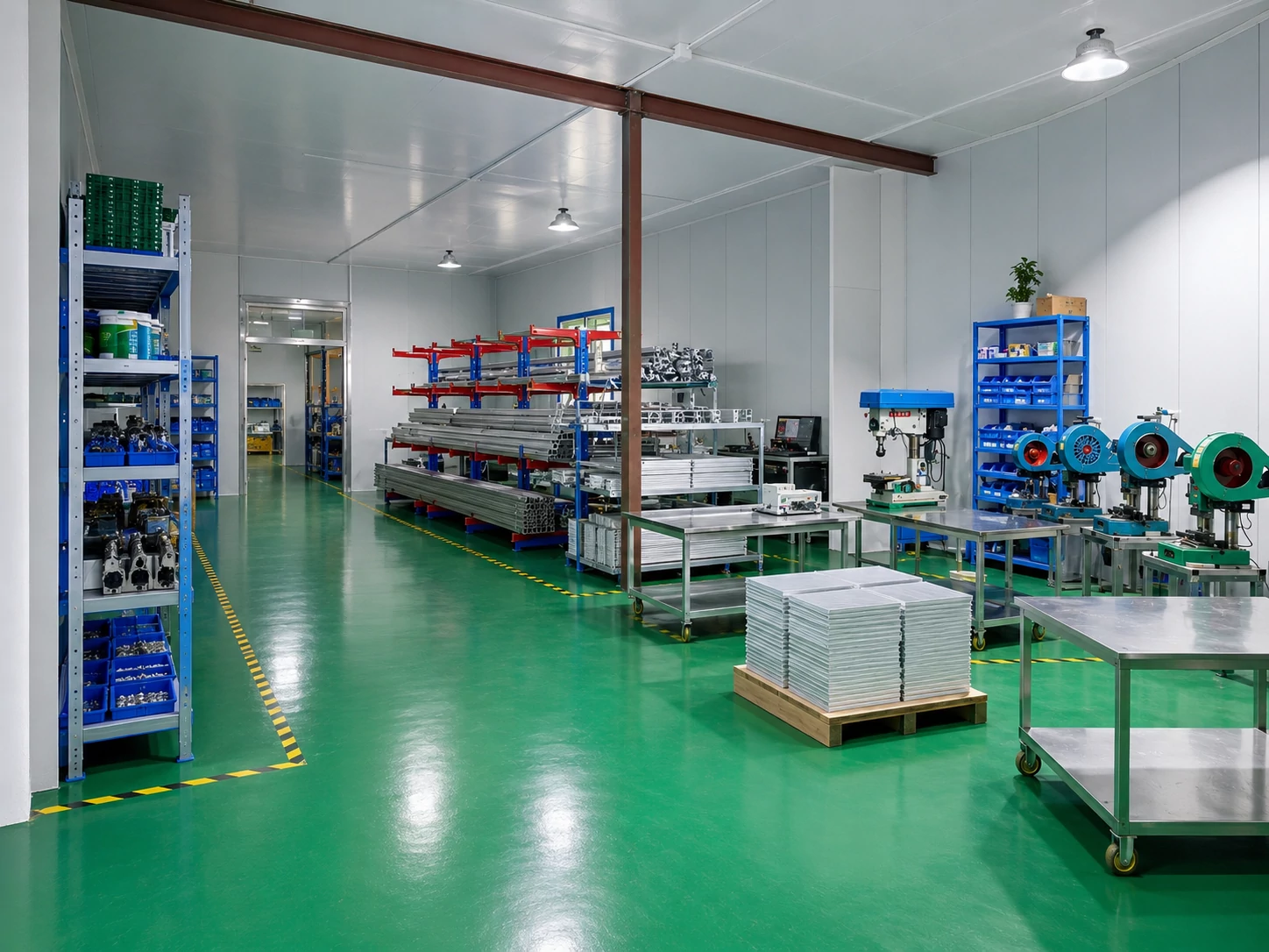 Assembly and testing area