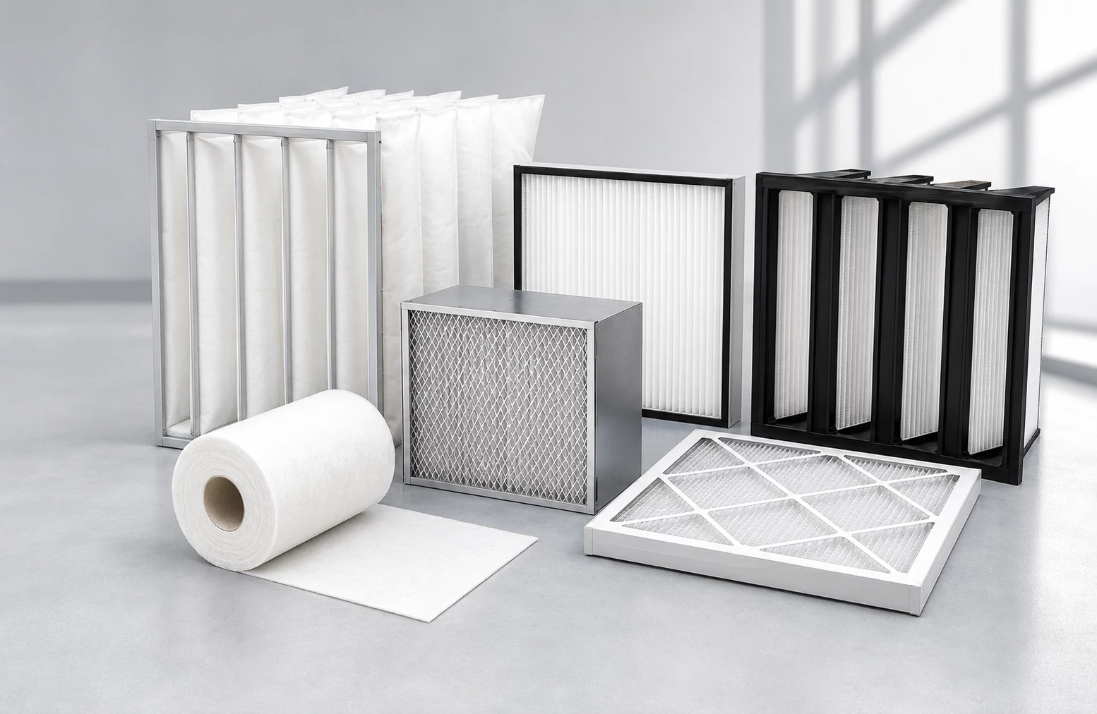 Industrial air filter product range